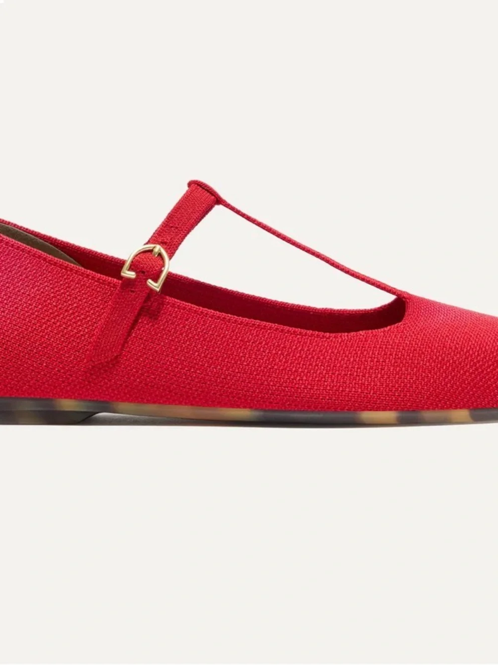Rothy's Red T-Strap Flats - Picture 4 of 14